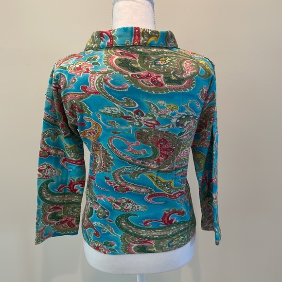 Chaudry KC Sequined Colorful L/S Top. Large - Picture 6 of 9